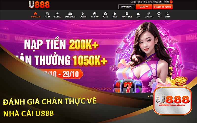 Đánh Giá Chân Thực Về Nhà Cái U888